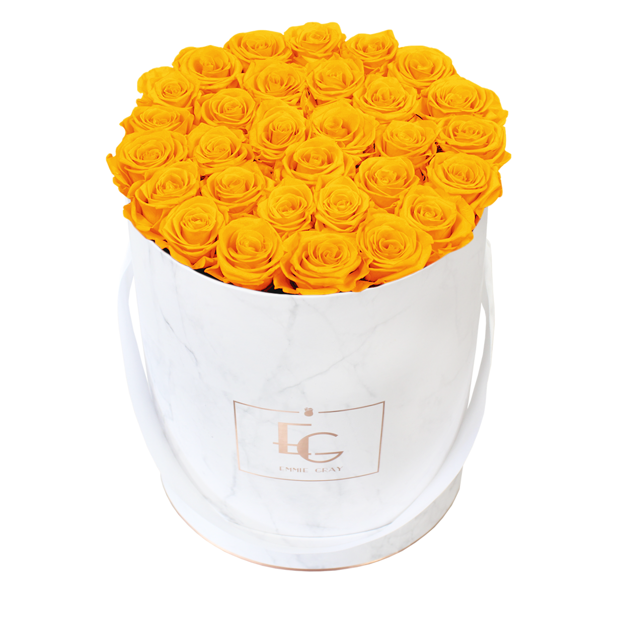 Classic Infinity Rosebox | Sunny Yellow | L