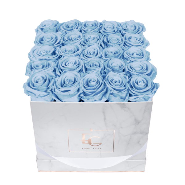 Classic Infinity Rosebox | Baby Blue | M