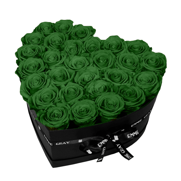 CLASSIC INFINITY ROSEBOX | EMERALD GREEN | L