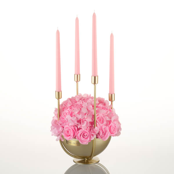 Premium Candle Bowl Infinity | Bridal Pink | L