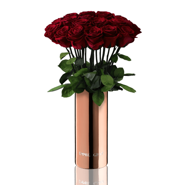 Classic Vase Set | Burgundy | 15 ROSES