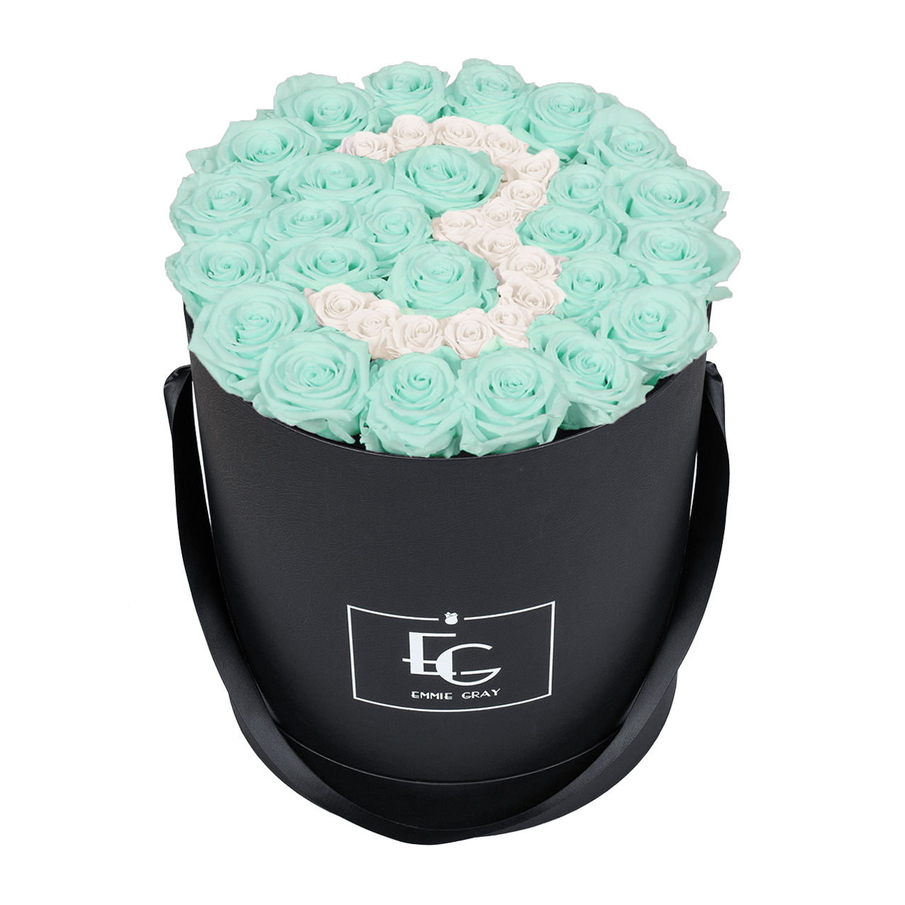 NUMBER INFINITY ROSEBOX | MINTY GREEN & PURE WHITE | L