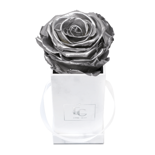 Classic Infinity Rosebox | Silver | XXS