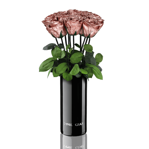 Classic Vase Set | Rose Gold | 10 ROSES
