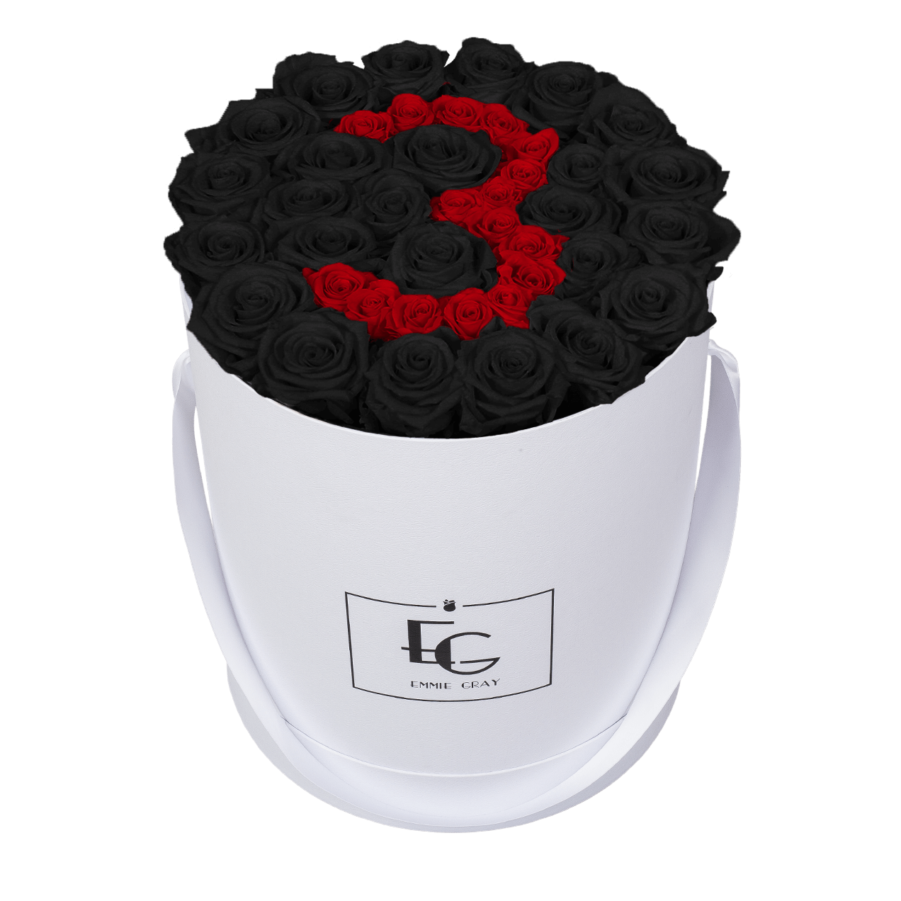 NUMBER INFINITY ROSEBOX | BLACK BEAUTY & VIBRANT RED | L NUMBER INFINITY ROSEBOX | BLACK BEAUTY & VIBRANT RED | L