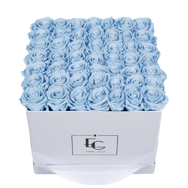 CLASSIC INFINITY ROSEBOX | BABY BLUE | L