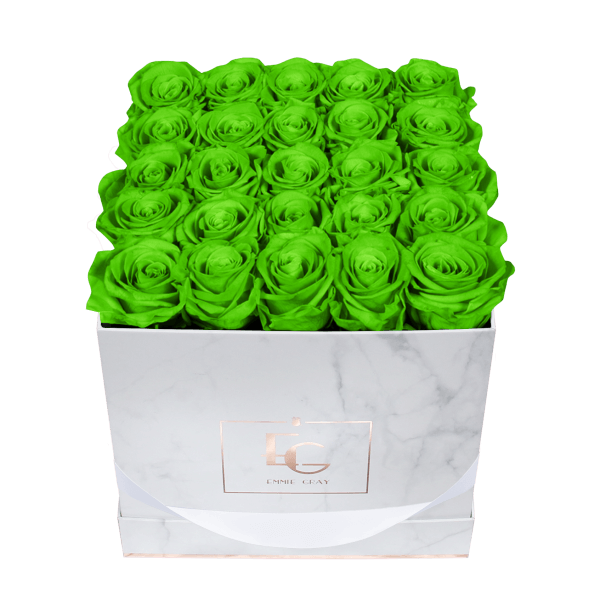 Classic Infinity Rosebox | Green Glow | M