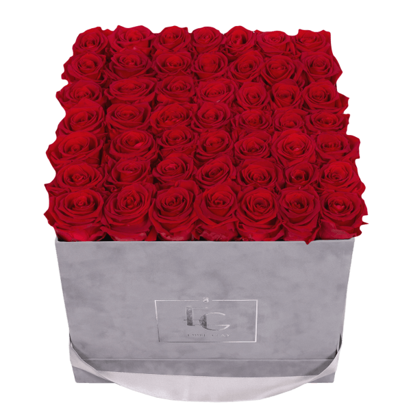 CLASSIC INFINITY ROSEBOX | VIBRANT RED | L