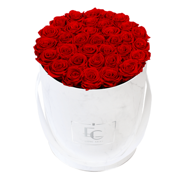 CLASSIC INFINITY ROSEBOX | VIBRANT RED | L