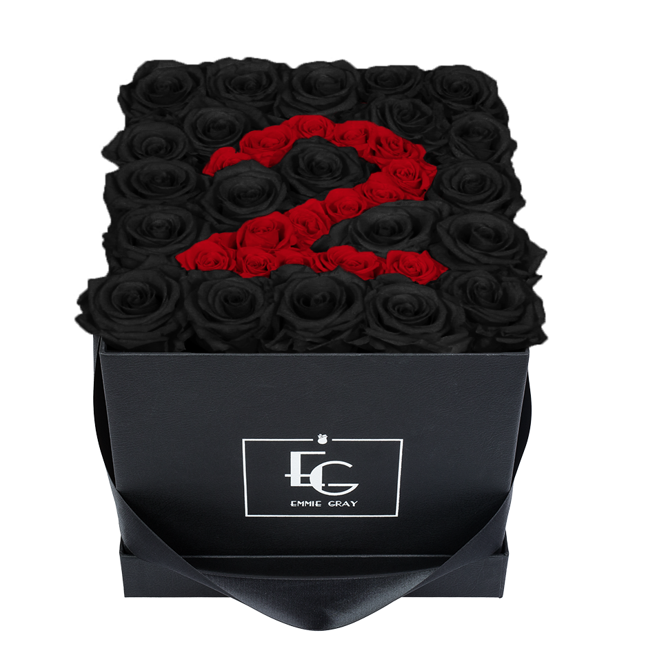 NUMBER INFINITY ROSEBOX | BLACK BEAUTY & VIBRANT RED | M NUMBER INFINITY ROSEBOX | BLACK BEAUTY & VIBRANT RED | M