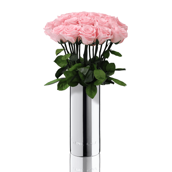Classic Vase Set | Bridal Pink | 15 ROSES