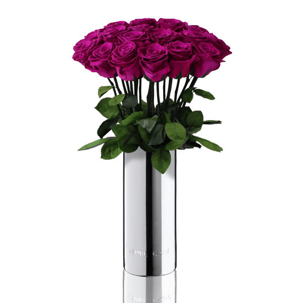 Classic Vase Set | Velvet Plum | 15 ROSES