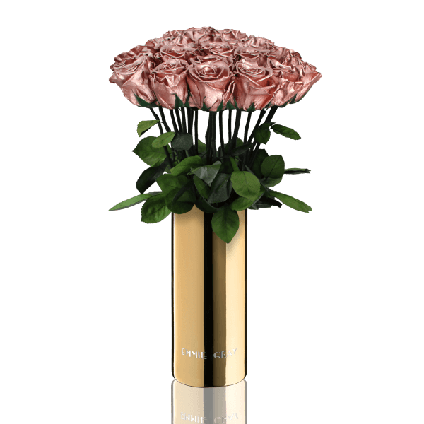 Classic Vase Set | Rose Gold | 15 ROSES