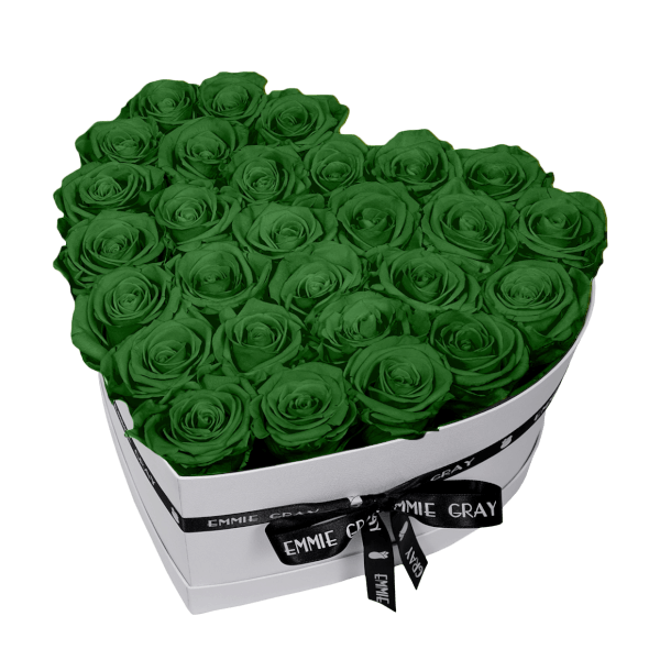 CLASSIC INFINITY ROSEBOX | EMERALD GREEN | L