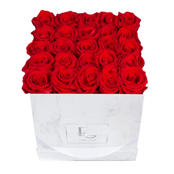 Classic Infinity Rosebox | Vibrant Red | M