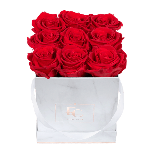 Classic Infinity Rosebox | Vibrant Red | S