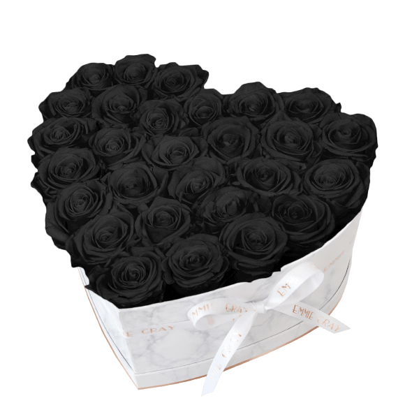 Classic Infinity Rosebox | Black Beauty | L