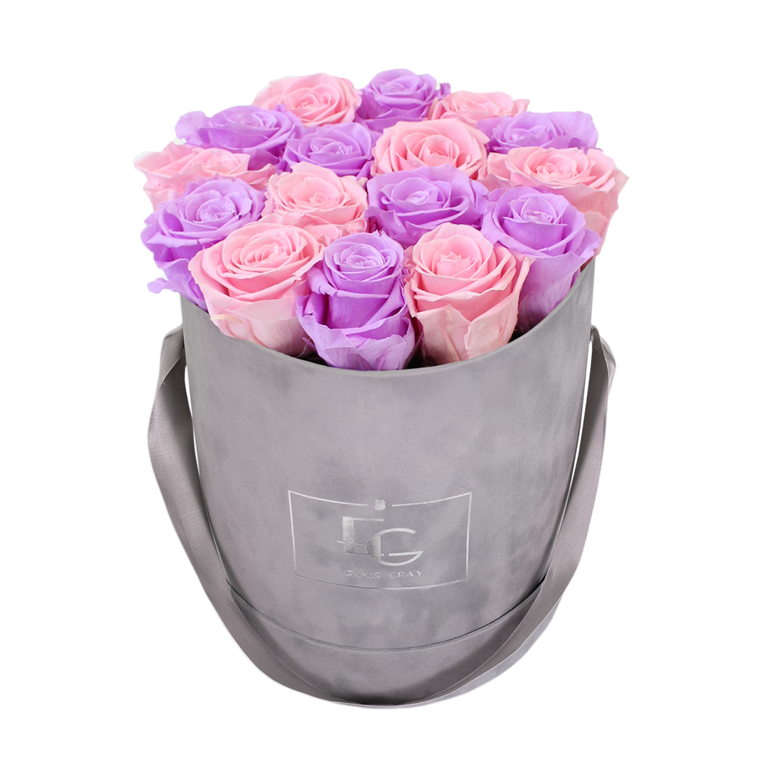 MIX INFINITY ROSEBOX | BRIDAL PINK & BABY LILLI | M