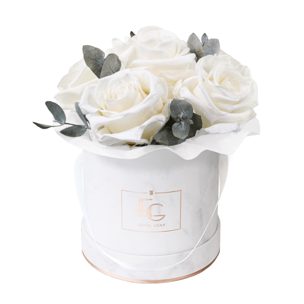 Splendid Eucalyptus Infinity Rosebox | Pure White | XS