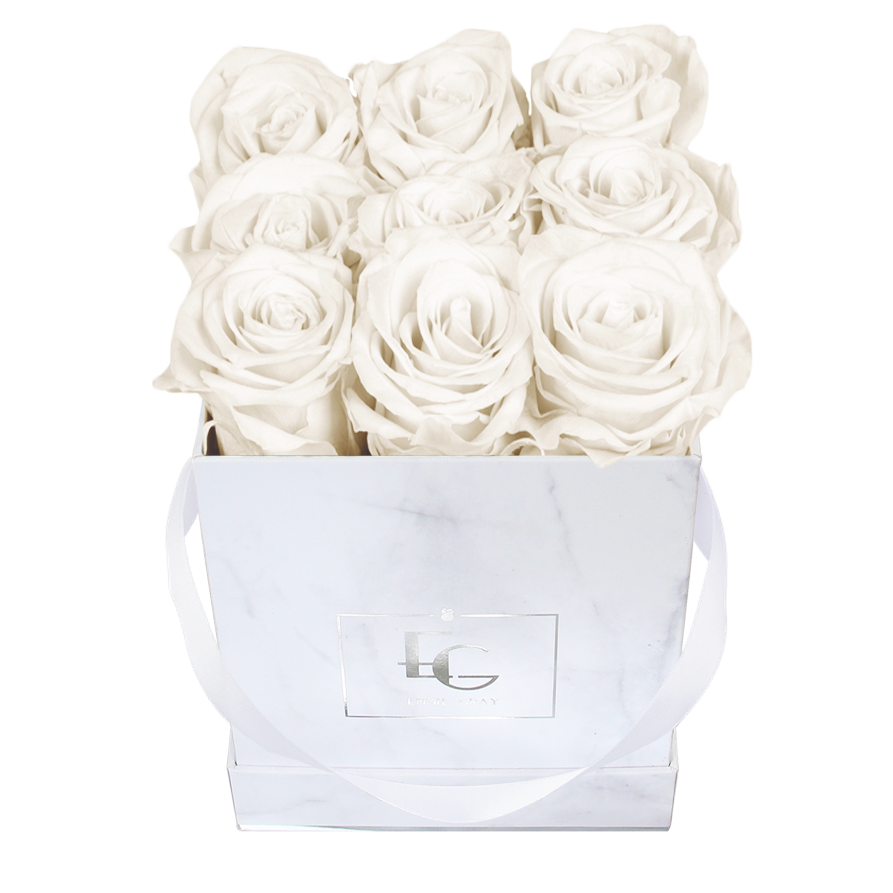 Classic Infinity Rosebox | Pure White | S