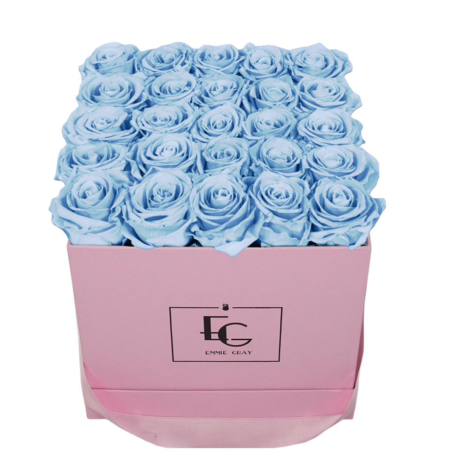 CLASSIC INFINITY ROSEBOX | BABY BLUE | M