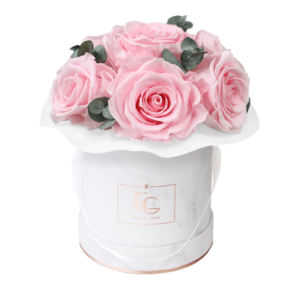 Splendid Eucalyptus Infinity Rosebox | Bridal Pink | XS