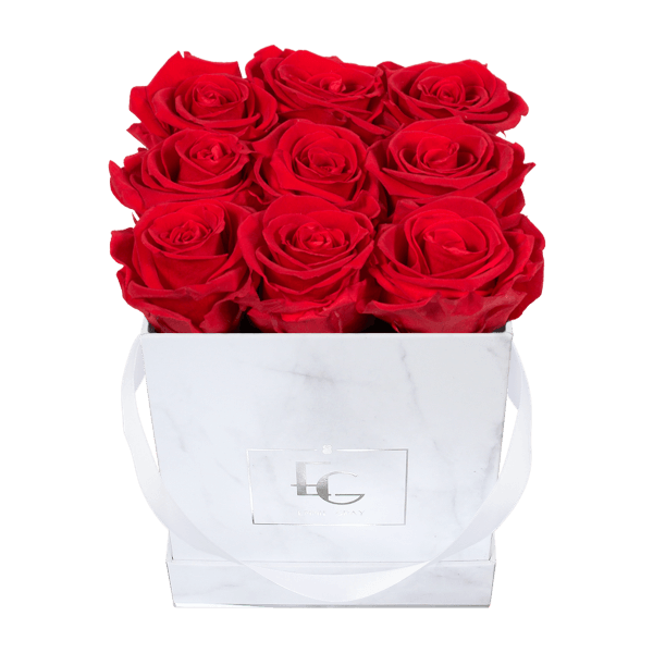 Classic Infinity Rosebox | Vibrant Red | S