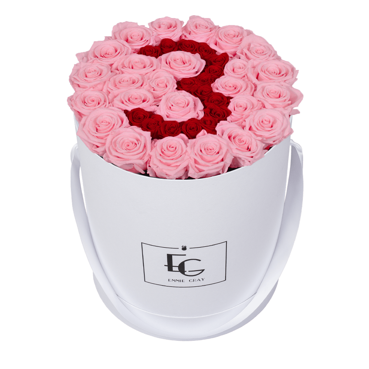 NUMBER INFINITY ROSEBOX | BRIDAL PINK & VIBRANT RED | L NUMBER INFINITY ROSEBOX | BRIDAL PINK & VIBRANT RED | L