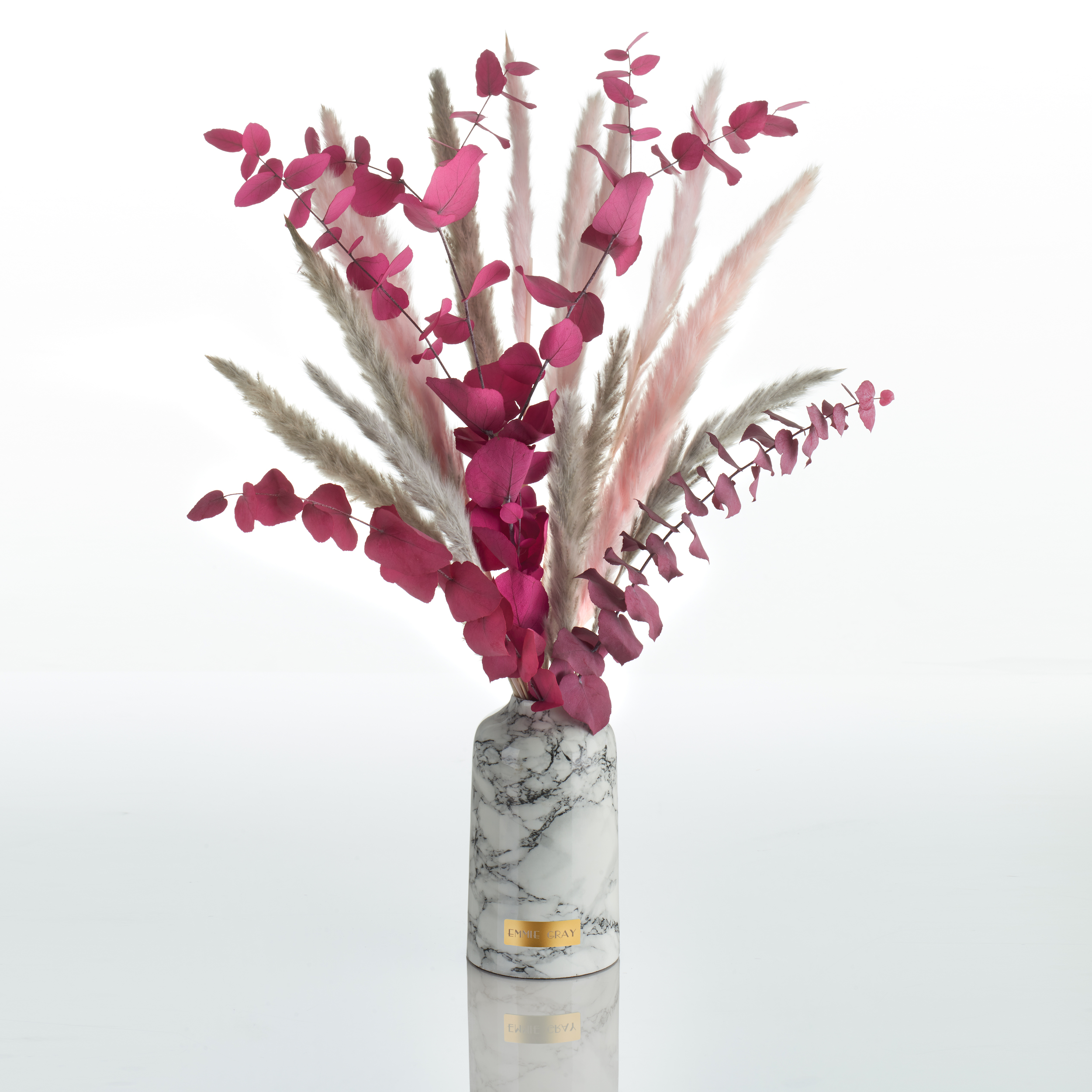 Premium Marble Metallic Vintage Infinity | Scarlet Eucalyptus | S