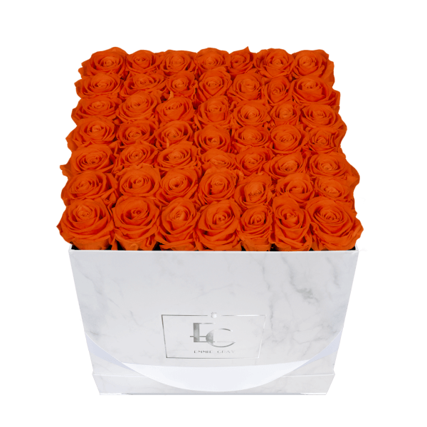 Classic Infinity Rosebox | Orange Flame | L